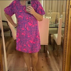 Lilly Pulitzer Pink and Blue Patterned dress